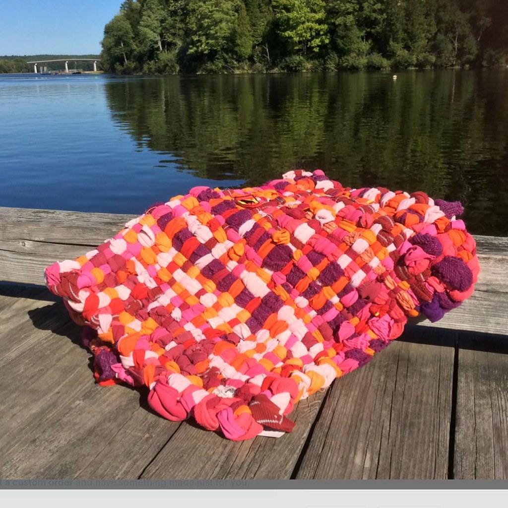 It's warming up here in Maine finally...and Rag Rugs are t… Flickr