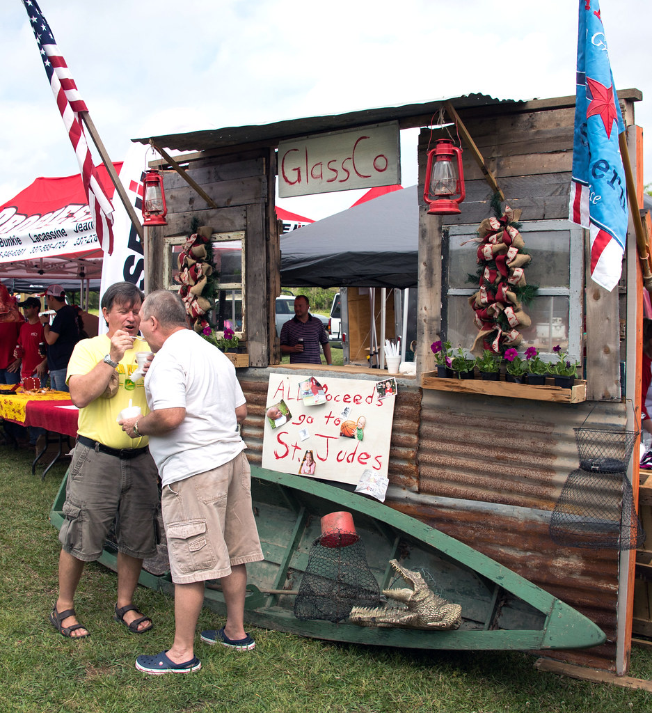 2017 booth, Eunice Crawfish Etouffee Cookoff, Mar 262354 Flickr