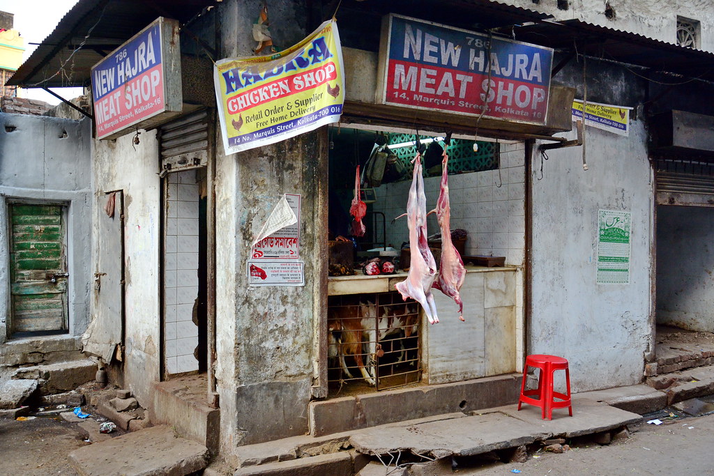 India West Bengal Kolkata Streetlife Meat Shop 1… Flickr
