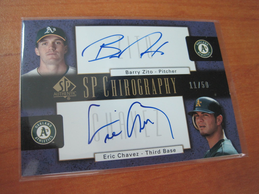 2004 UD Authentic Chirography Signatures Barry Zito Autogr… Flickr