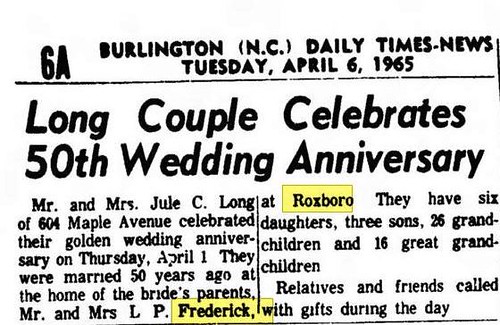 The Daily TimesNews (Burlington, NC) 6 April 1965, p.6 Flickr