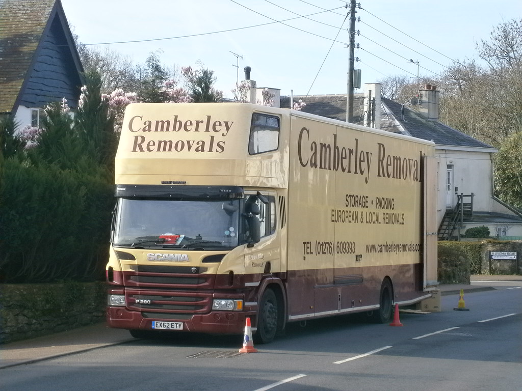 Camberley Removals Scania P280 with Unique Van Bodywork, E… Flickr