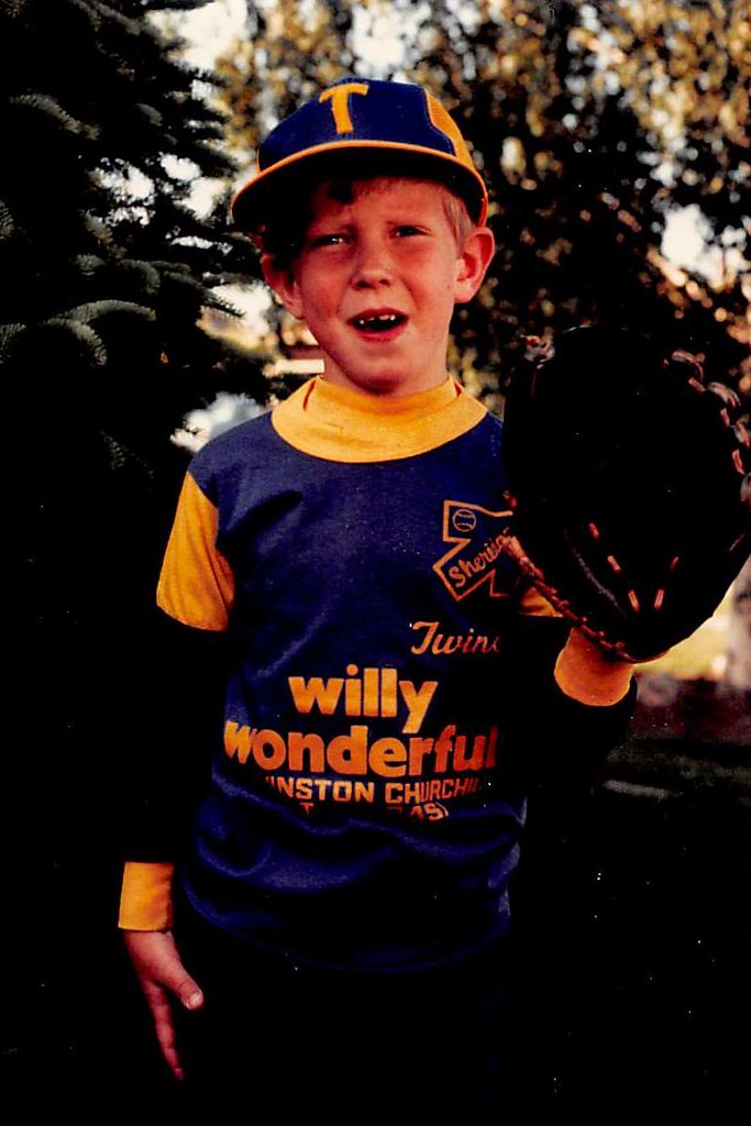 Ian on baseball team Ted Carter Flickr