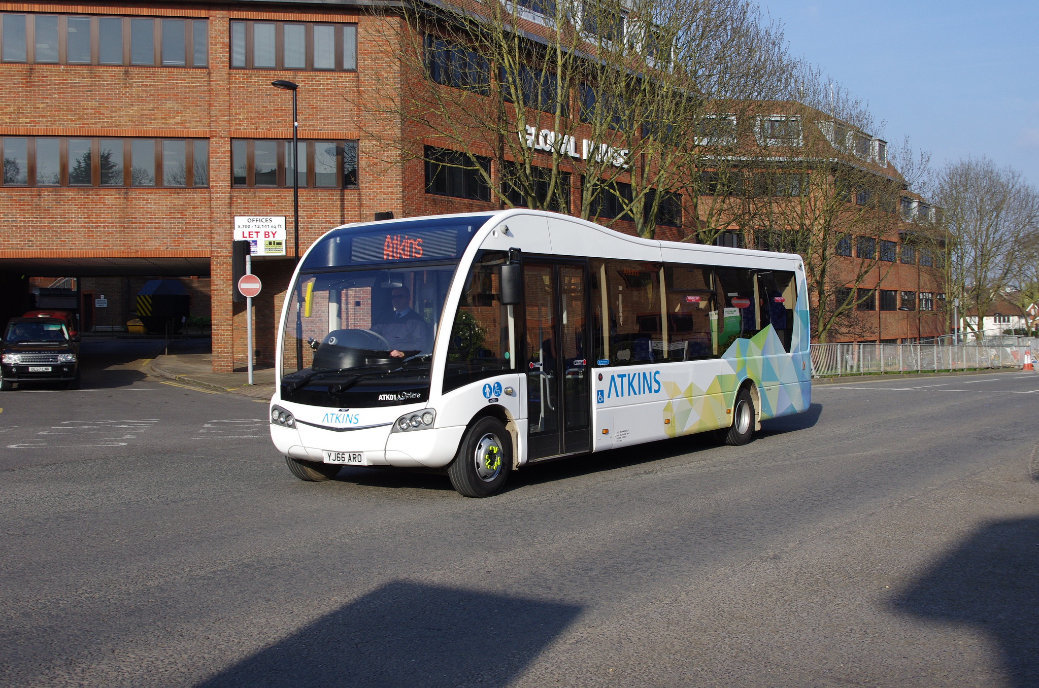 Epsom Coaches, YJ66ARO seen on Atkins Staff Shuttle Flickr