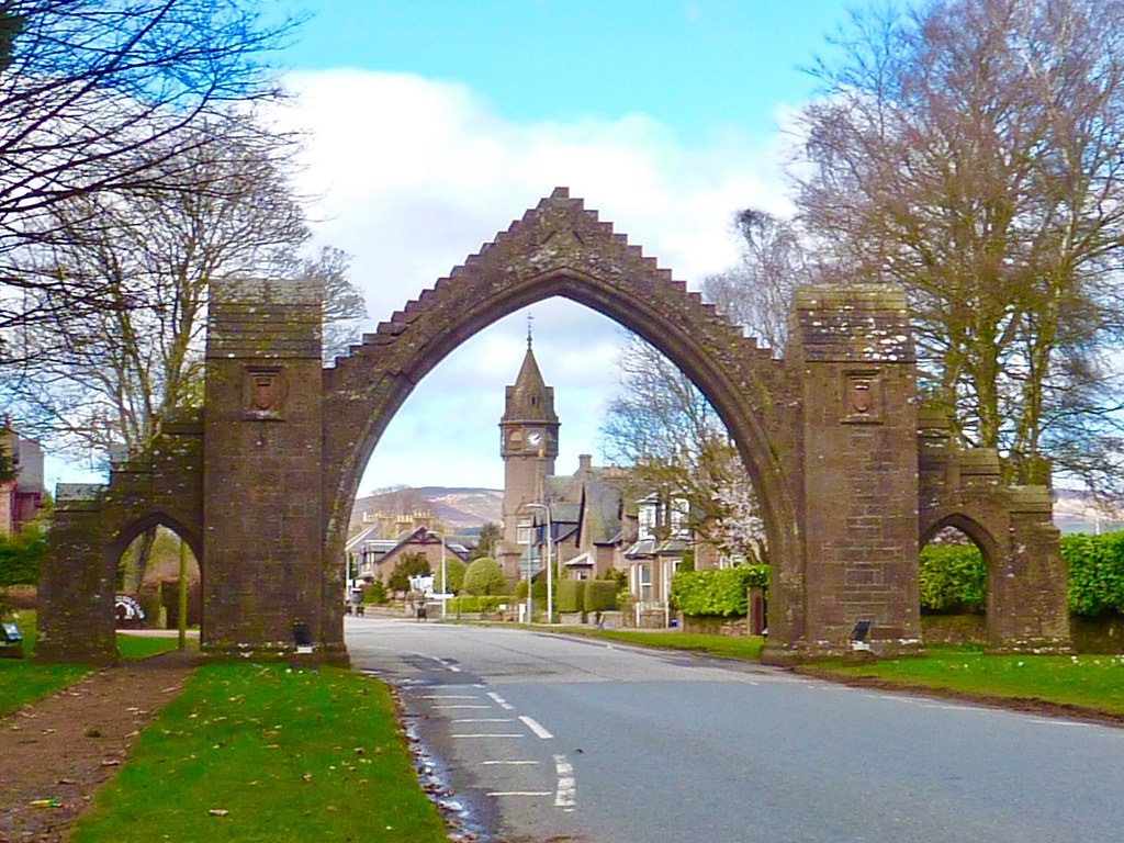 Edzell village seen through its 130yearold Dalhousie Arc… Flickr