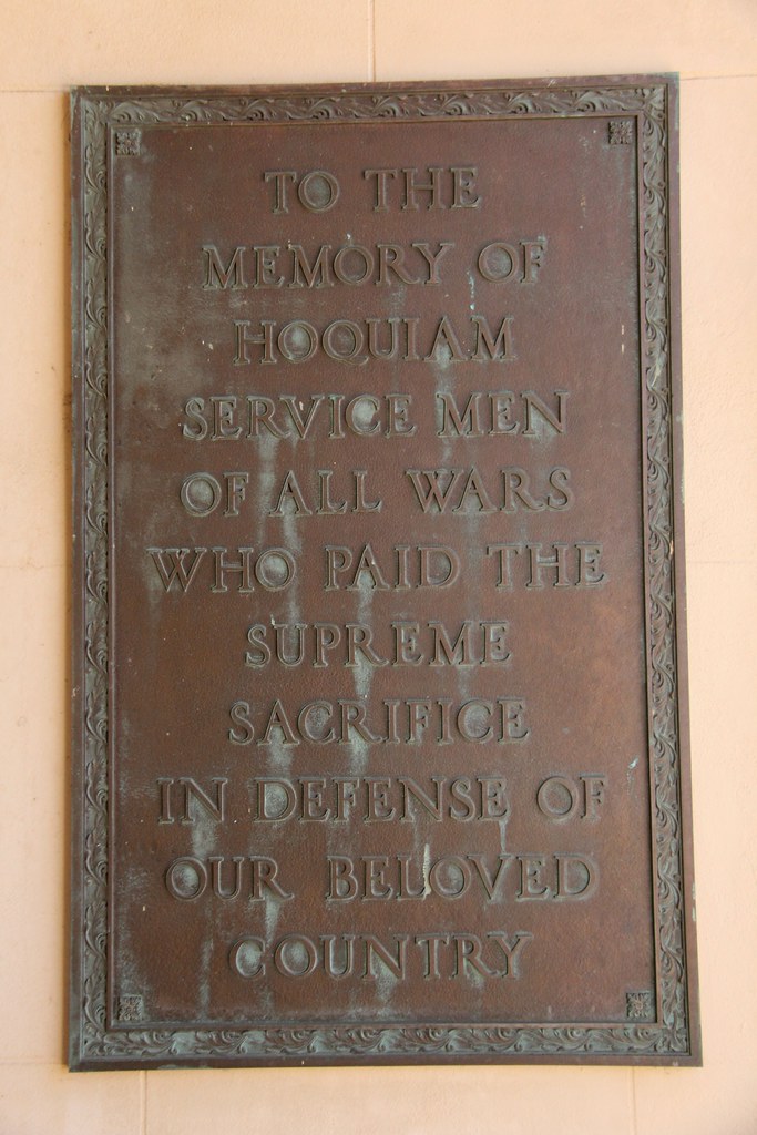 Hoquiam City Hall Commerative Plaque (Grays Harbor, Washin… Flickr