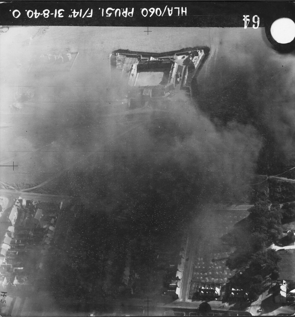 1940 Pembroke Dock after a bombing raid The Royal Commissi… Flickr