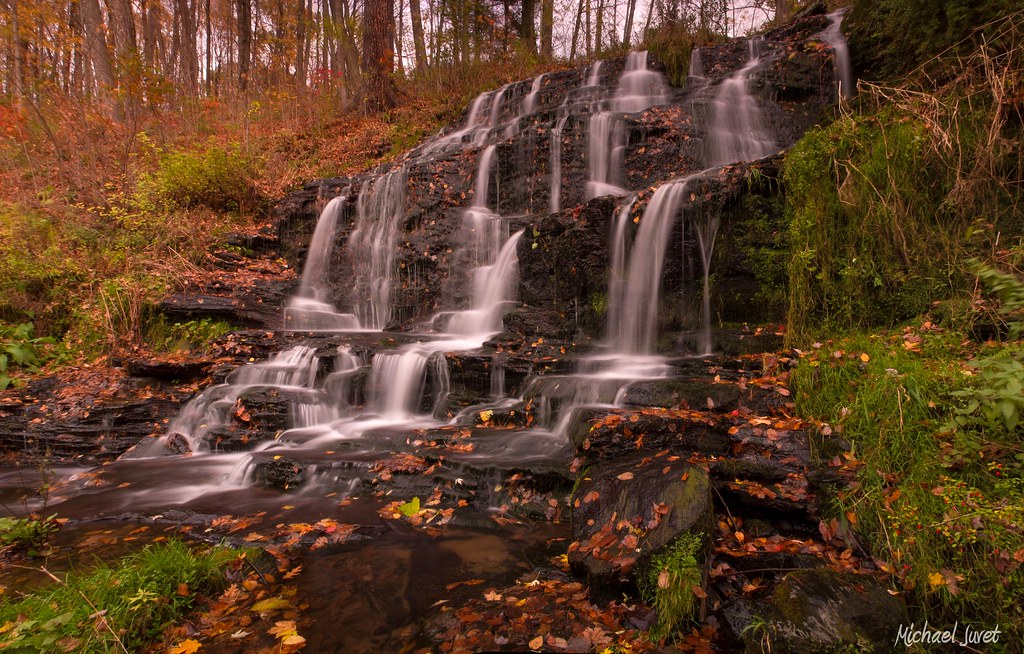 Slatestone Brook Falls Sunderland, MA Michael Juvet Flickr