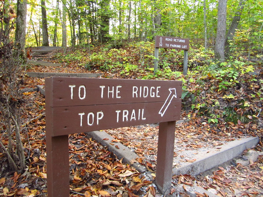 Ridge Top Trail Sign Patricia Booth Flickr