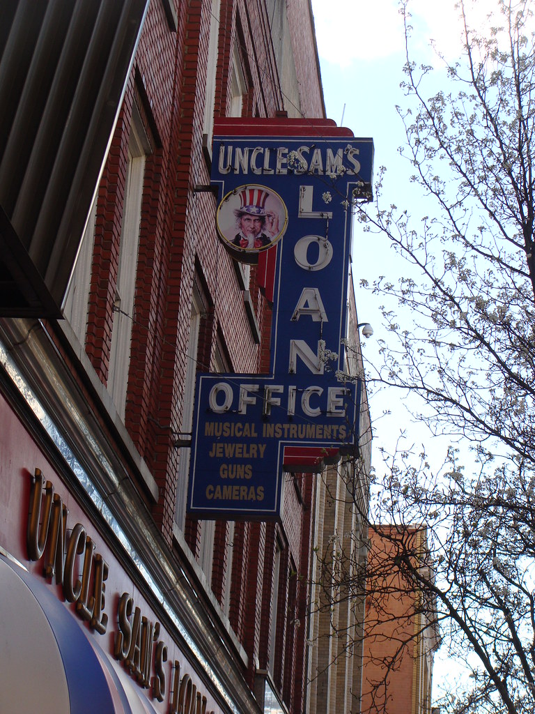 Uncle Sams Loan Office Neon SignBristol, Tn. Great Neon… Lamar
