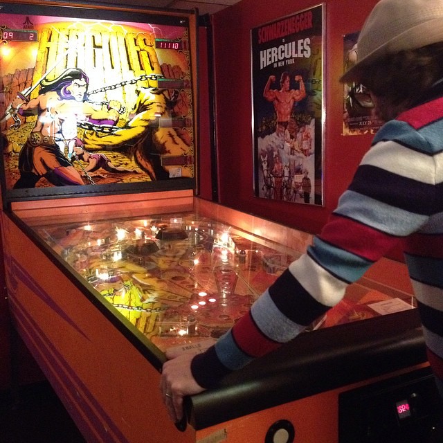 Huge pinball machine! Hercules. pinball Asheville Ashev… Flickr
