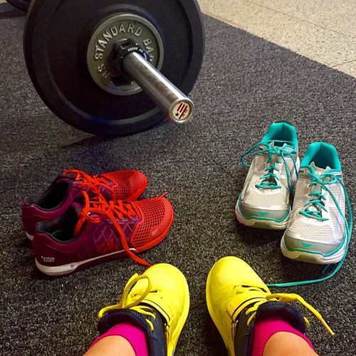 I wore three different pairs of shoes while working out in… Flickr