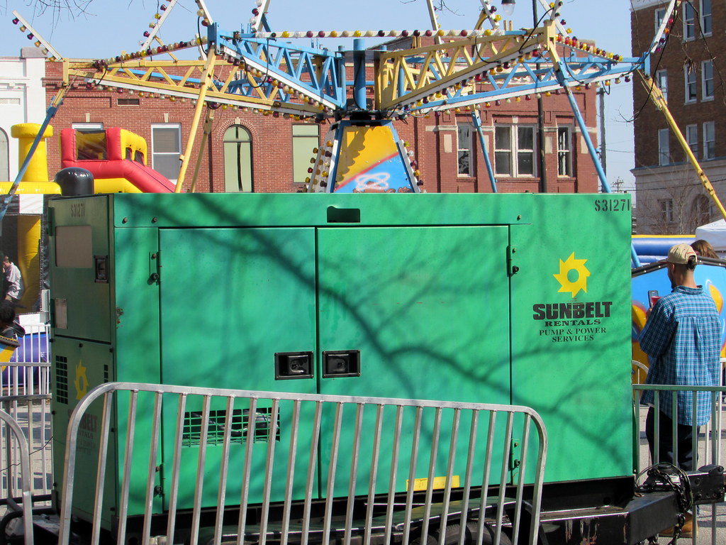 Sun Belt Rentals Generator. Mark Flickr