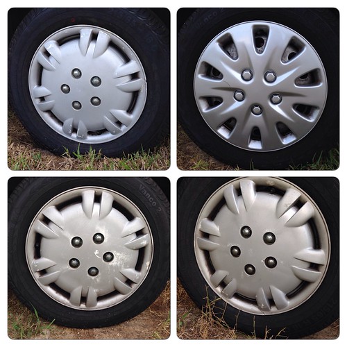 Goodbye faded, cracked, peeling, mismatched wheel covers! … Flickr