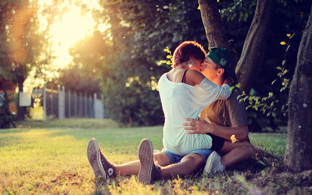 Girl Boy Love Kiss Wide HD Wallpaper Stylish HD Wallpape… Flickr