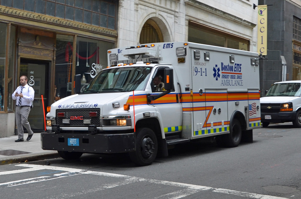 Boston EMS MB 55 MB55 Boston EMS GMC Ambulance Emergency_Vehicles