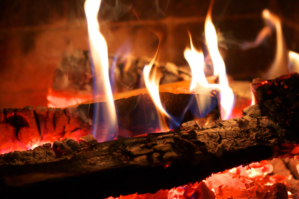 Fire Woodburning fireplace. Ervins Strauhmanis Flickr