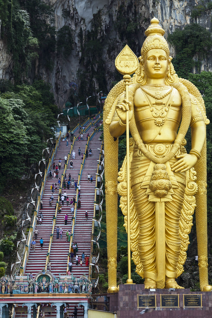 The world's tallest statue of Murugan, a Hindu deity, at t… Flickr