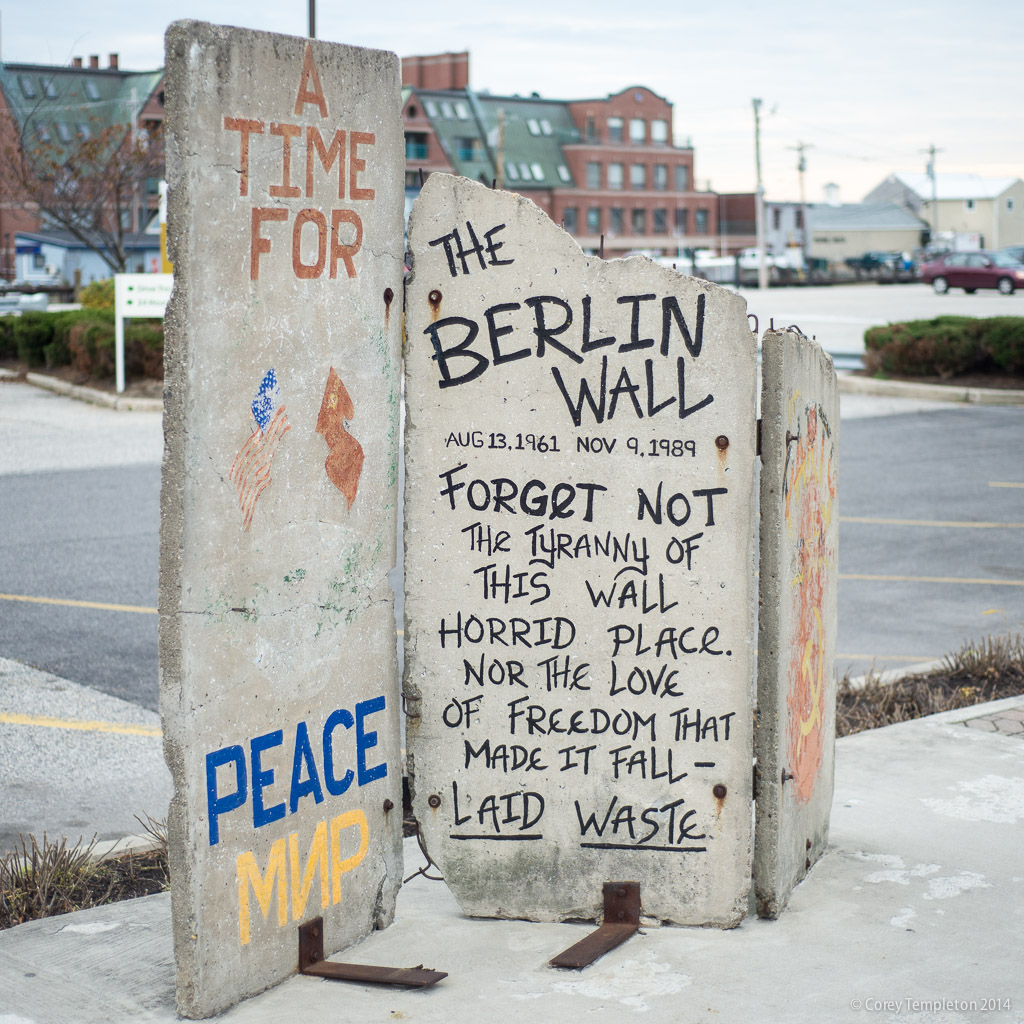 Berlin Wall Portland, Maine's piece of the Berlin Wall. Lo… Flickr