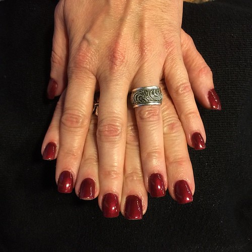 Acrylic nails with Tammy Taylor gel polish heart of Manhat… Flickr