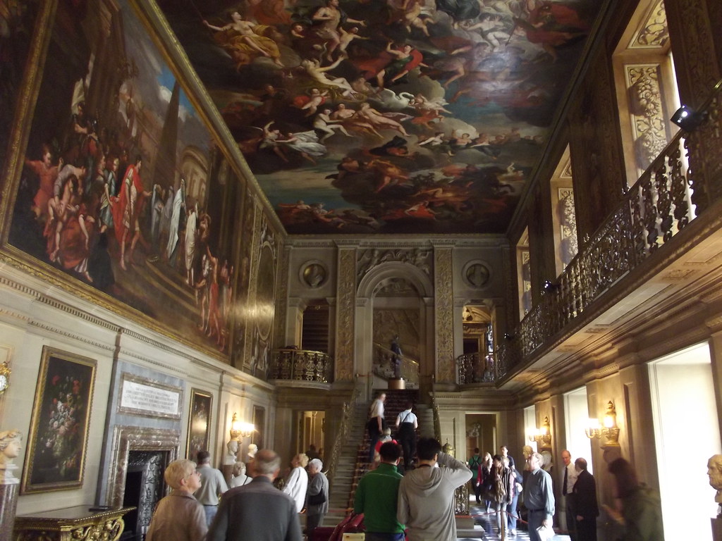 Inside Chatsworth House Painted Hall murals At Chatswo… Flickr