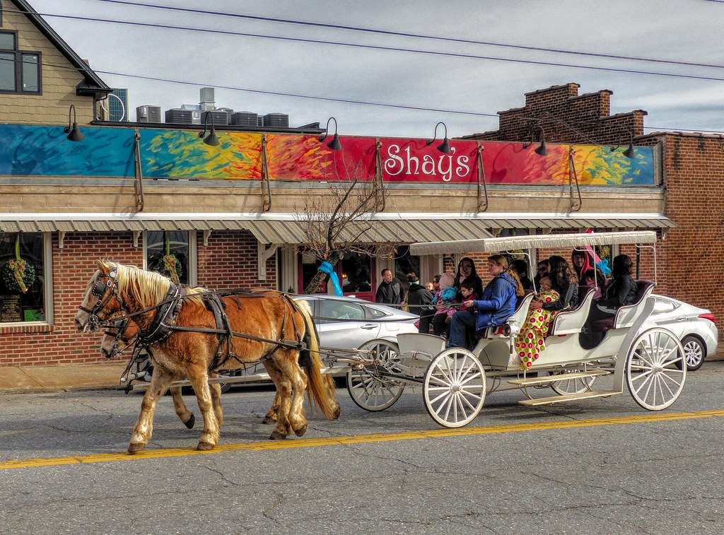 Horse & carriage rides in Downtown Lynchburg HDR from a si… Flickr