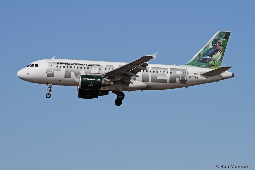 Frontier Airlines, Airbus A319, Wood Duck, N902FR LAX Oct.… Ron Monroe Flickr