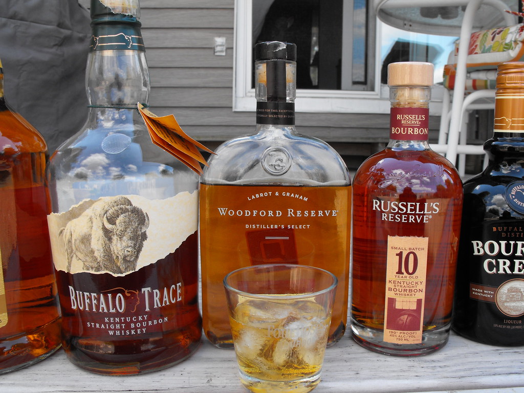 DSCF1681 Bourbons and BBQ sauces we bought on the Kentucky… Flickr