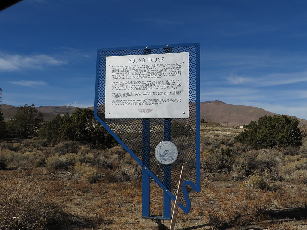 Mound House, Nevada Historical Marker No. 61, Mound House,… Flickr