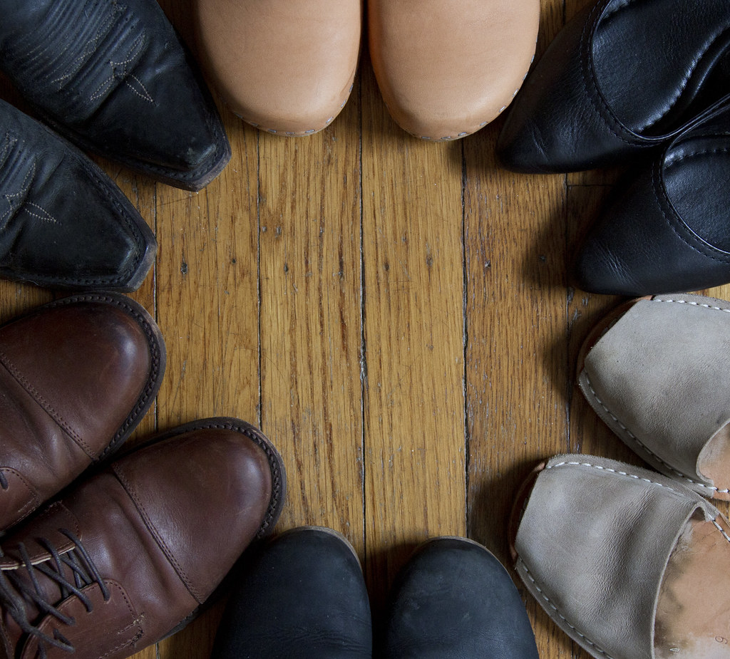 growing a minimalist wardrobe shoes Erin Boyle Flickr