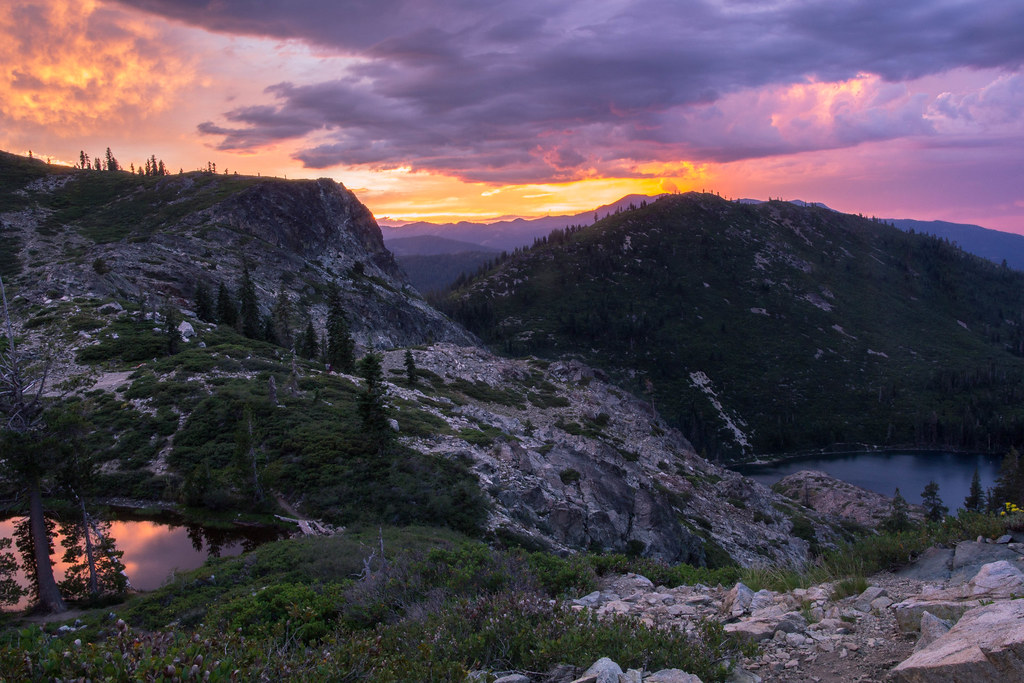 Castle Lake Light Show We spent 4th of July this year trud… Flickr