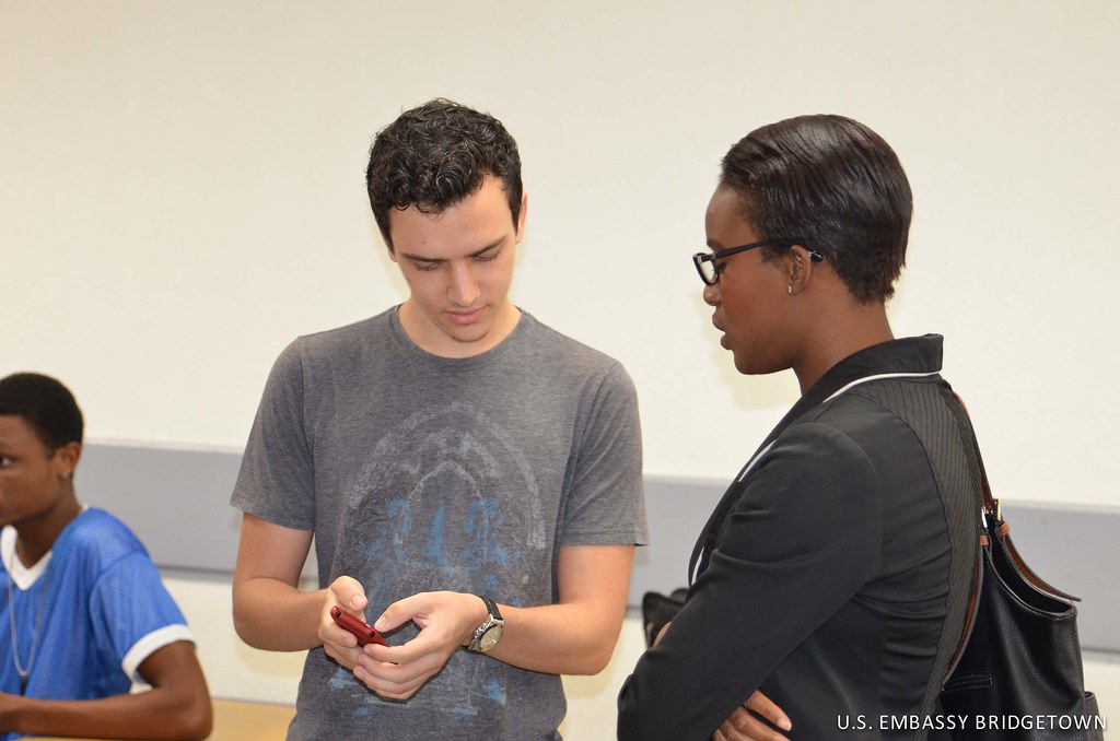 STEM Science Discussion Embassy Bridgetown live streamed f… Flickr