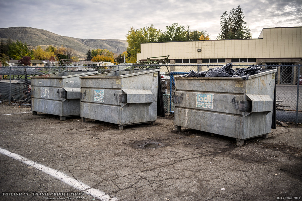 Basin Disposal, Inc. Three Galvanized 4yard Front Load Du… Flickr