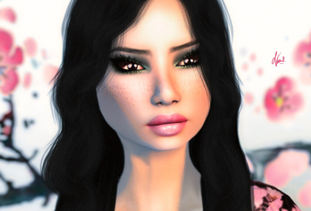 Set makeup applier "Orchid" for Eve bento head marketplace… Flickr