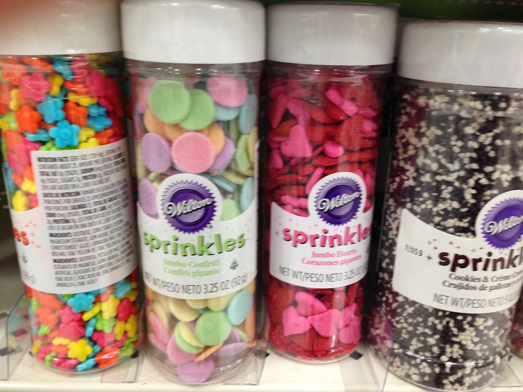 Wilton Sprinkles in the cake decorating aisle at Michaels Flickr
