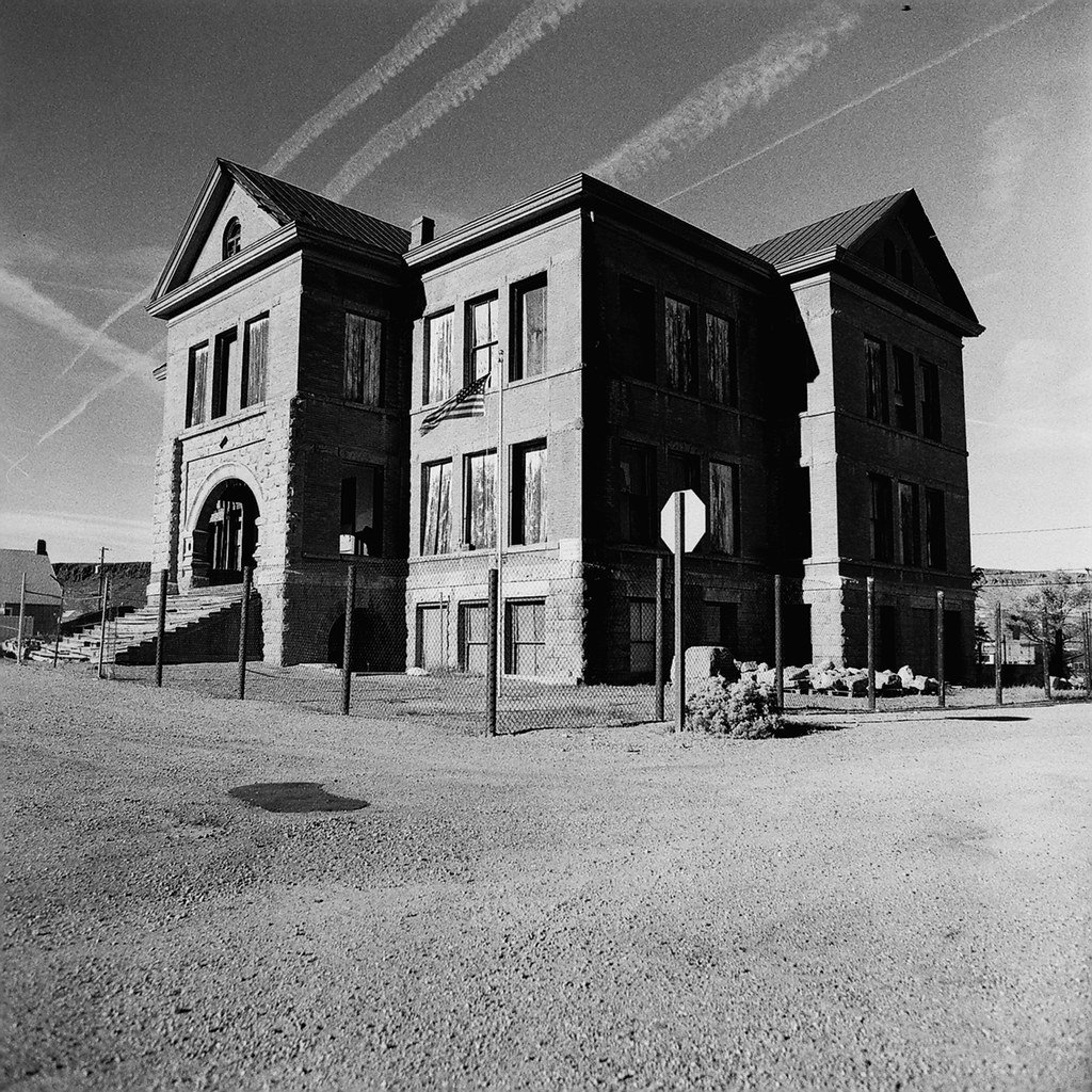 Goldfield High School Circa 1907 Bronica S2 75mm Nikon ,Il… Flickr