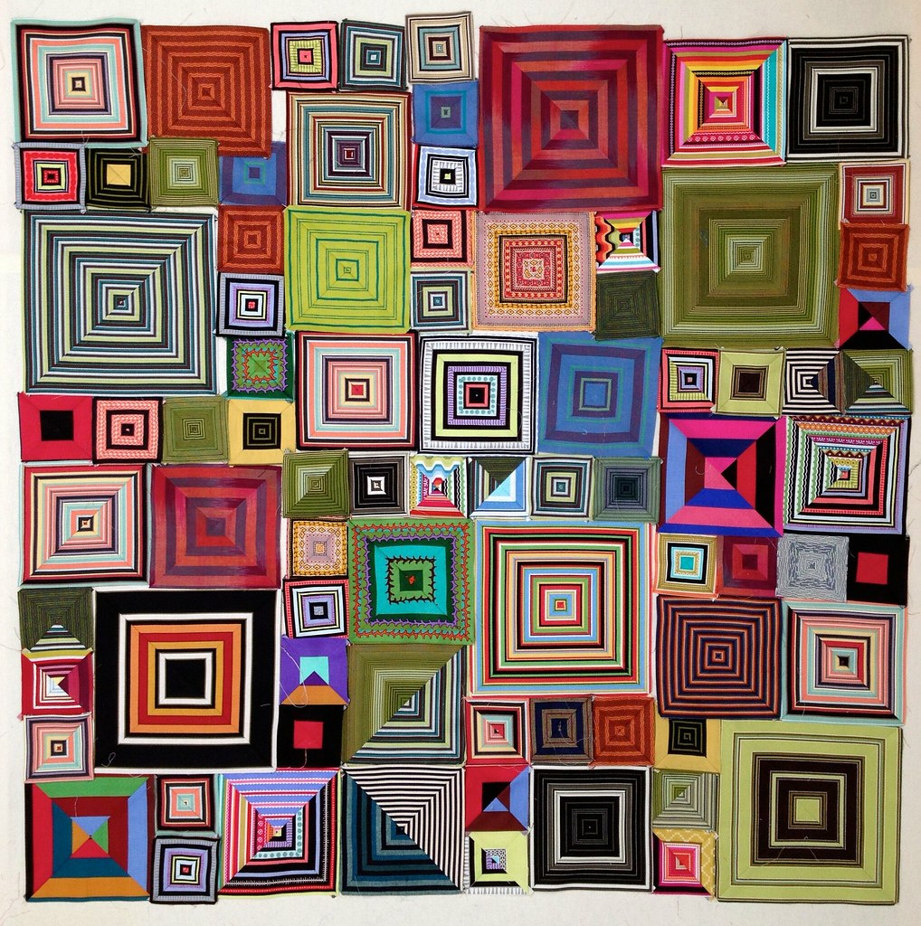 rock and roll baby quilt? this one I used all my dark squa… Flickr