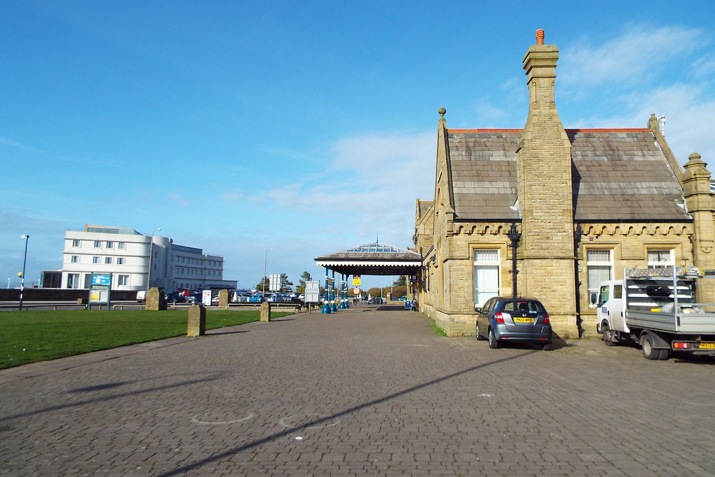 Morecambe Promenade Station Forecourt [1] A view of the fo… Flickr