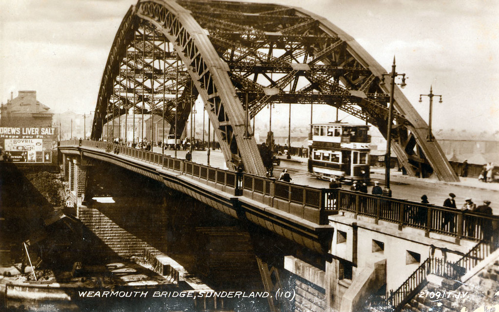 Wearmouth Bridge, Sunderland Postcard of the Wearmouth Bri… Flickr