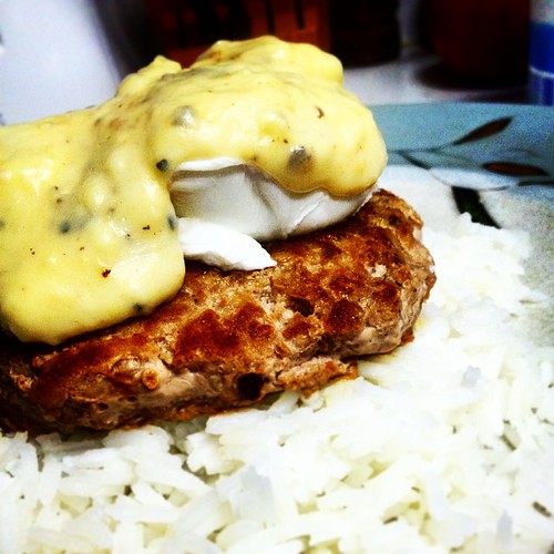 Thursday's Loco Moco night!! Be jealous. poached eggs t… Flickr