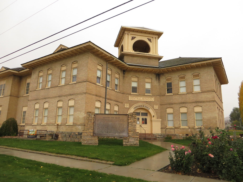 Southern Utah Valley Marker, Central School, Santaquin, Ut… Flickr