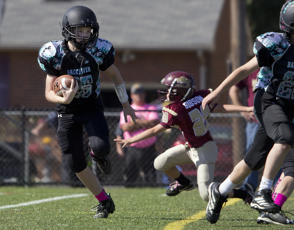 Football Poquoson Bulls Back River Panthers PYFCO Mites Midgets Juniors