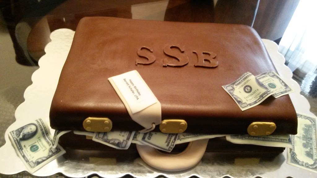 Brief case cake Stacey's Cake Creations Flickr
