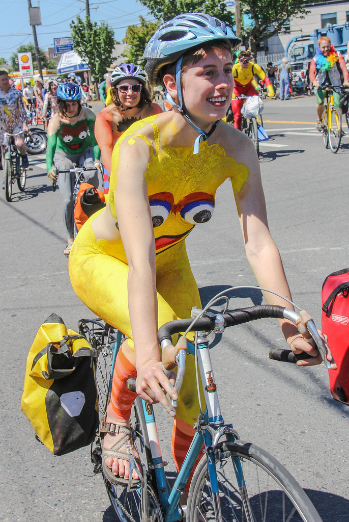 Seattle Fremont Solstice Parade 2015 - Naked Cyclists | Flickr