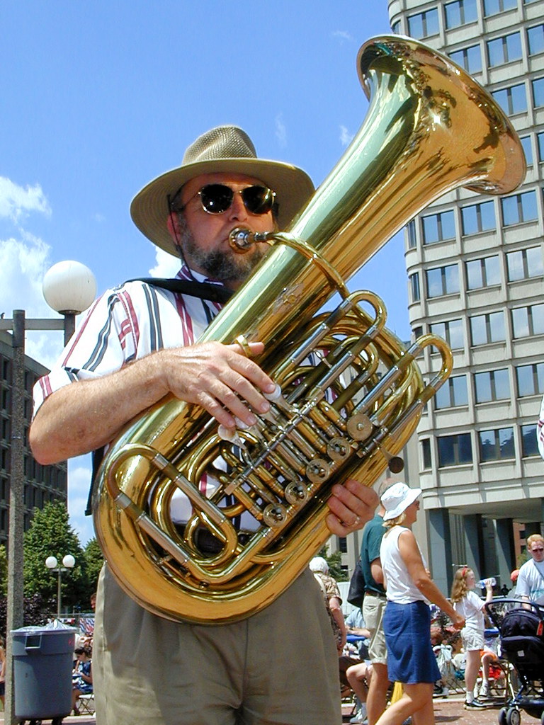 Tuba Guy Advantage of having a tuba player in your band y… Flickr