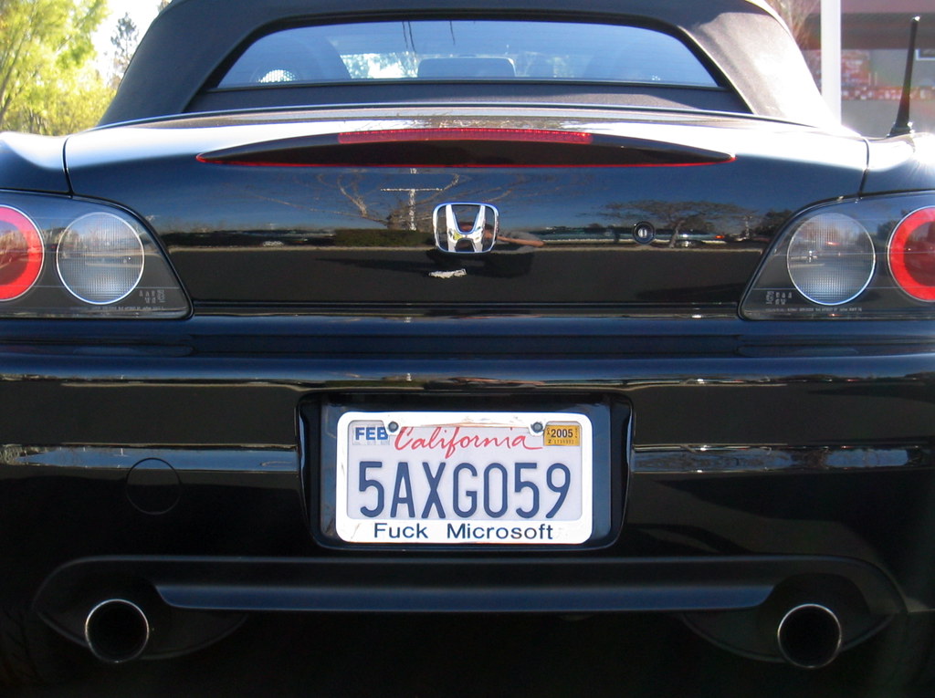 Cool License Plate Frame a photo on Flickriver