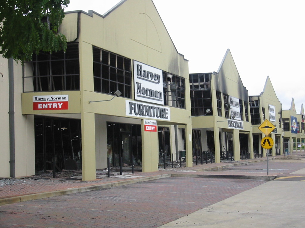 Fire Sale 3 Notice the lean of the facades? That's why the… Flickr