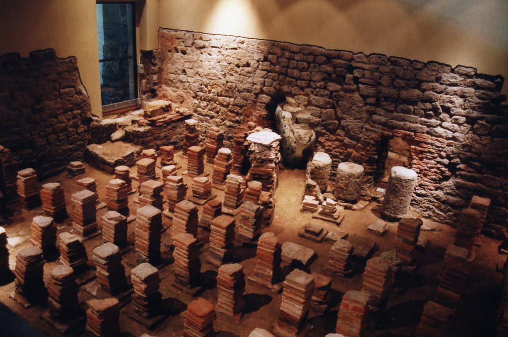 Roman steam room hypocaust Neal B. Johnson Flickr