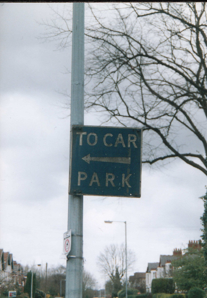 Car Park Sign Longford Road entrance to Longford Park Adam Bruderer
