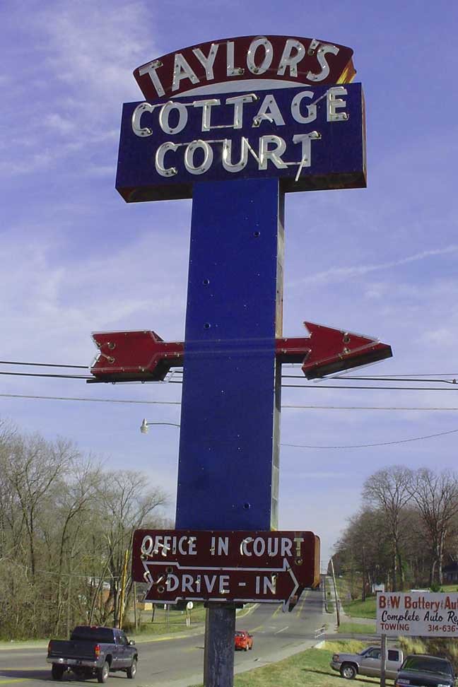Taylor's Cottage Court Motel Sign Jefferson City, MO 2005.… Flickr